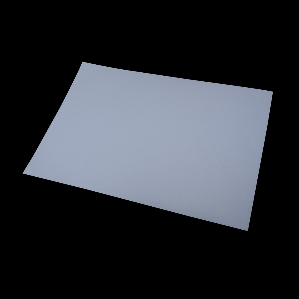 9 Sizes Matte White A4 Kraft Paper Self Adhesive Round Label Stickers Printable Paper Stickers for Goods Grocery Label