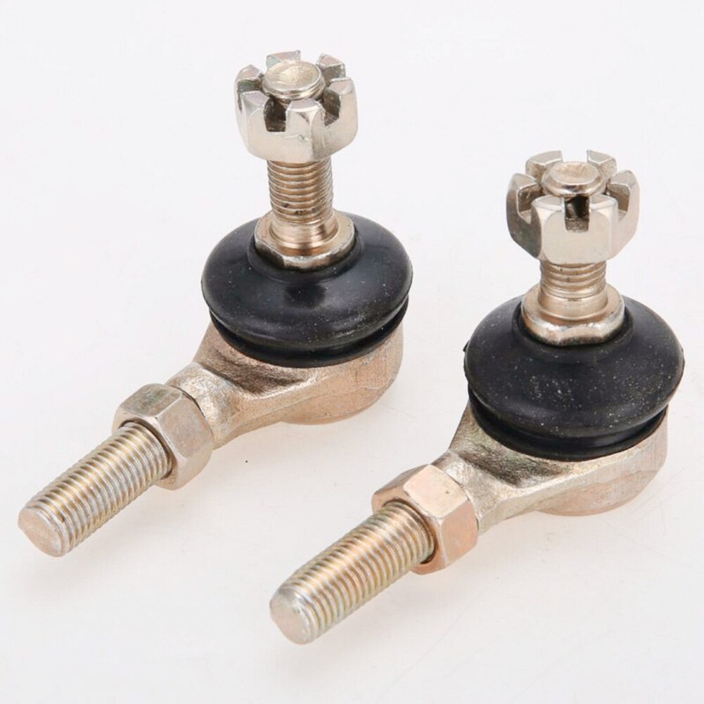 1Pair Tie Rod Ball Joint Connectors For 110 125cc Chinese ATV Quad 4Wheeler Metal Accessories Durable