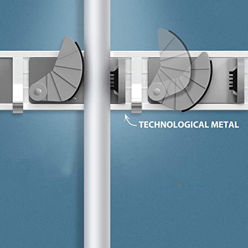 Mop Broom Holder Wall Mount Metalen Pantry Organisatie En Opslag Tuin Keuken Tool Organizer Muur Hanger