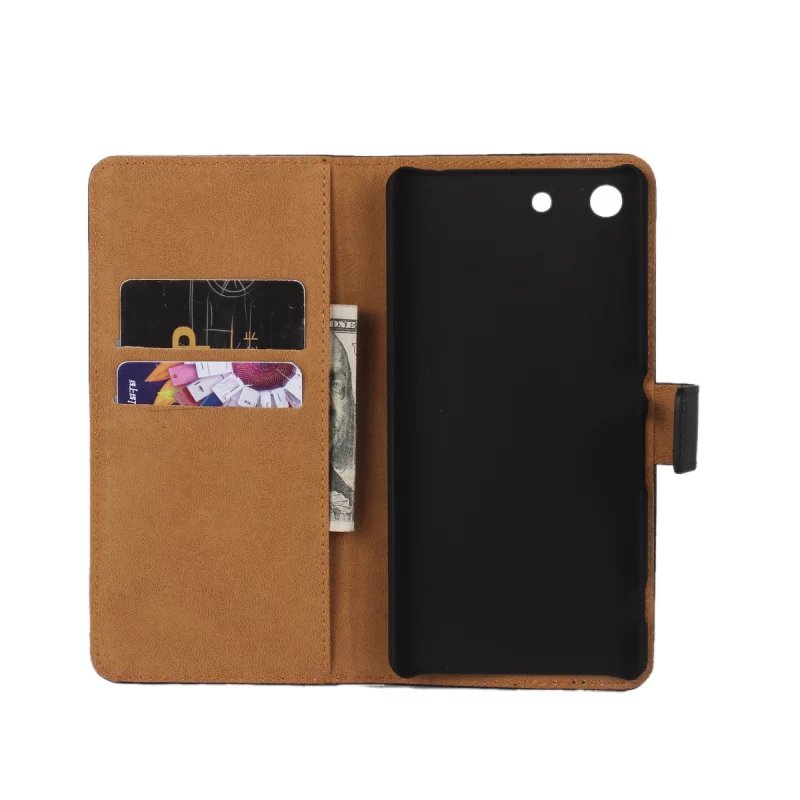 Premium PU Leather Wallet Flip Case for Sony Xperia M5 / M5 Dual E5603 E5606 E5653 Card Holder Retro bags holster GG