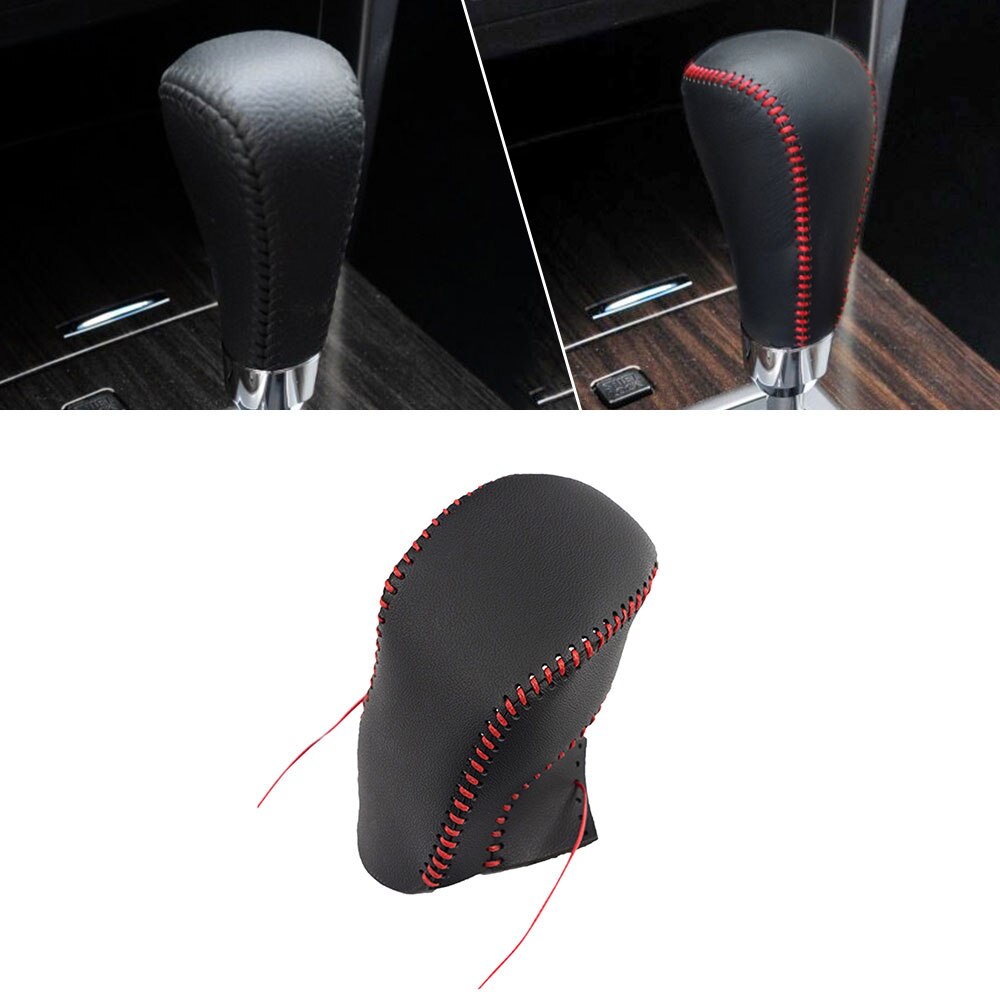 Tapa de palanca de cambios para coche, de cuero PU para Nissan TEANA Murano , tapa de pomo de cambio de marchas, palanca de cambio de marchas, accesorios para coche