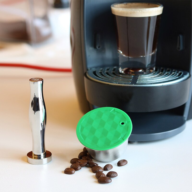 4 Stks/set Rvs Hervulbare Koffie Capsules Herbruikbare Pods Compatibel Met Meest Nespresso Originele Lijn Machine