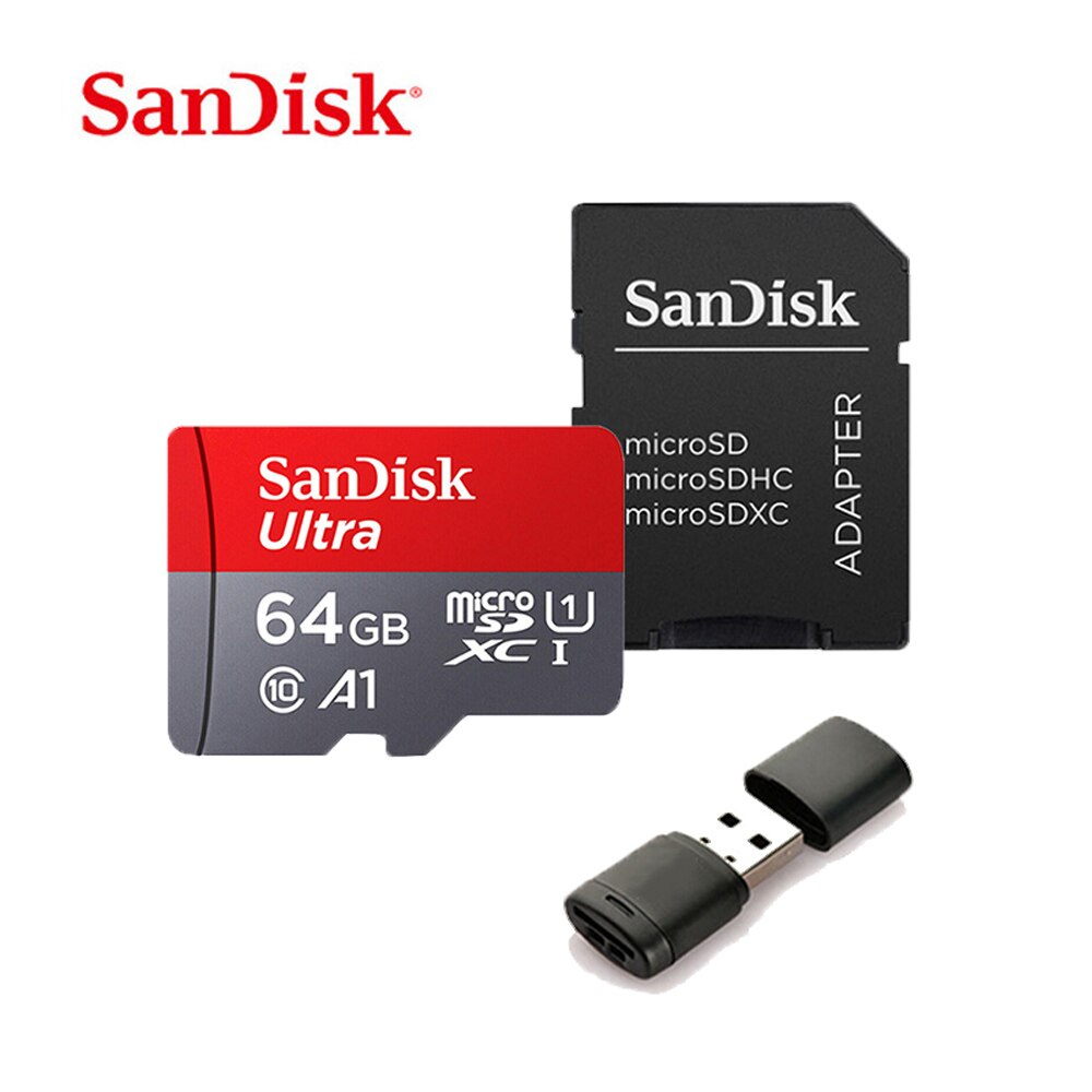 original SanDisk micro sd card combine 16GB 32GB 64GB 128GB Memory CardMax 80M/s Contains card reader adapter: 64G-AC826