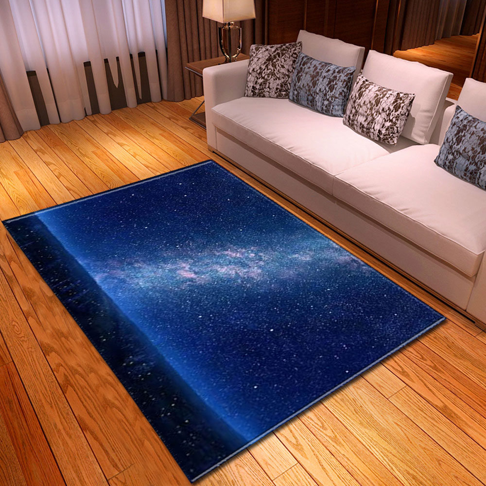 Nordic 3d universe galaxy space tæpper boligindretning sengebords tæpper bløde flannel spisebordstæpper og tæpper til stuen