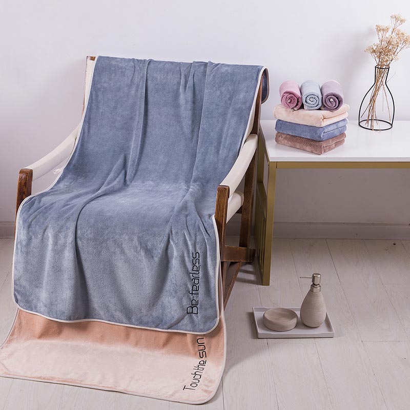 Microfiber Bath Towel Soft Absorbent Bathroom Towels Quick-drying Cloth For Bath And Sauna Thicken Spa Beach Towel Home Textile