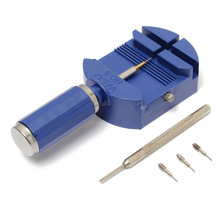 ! 3Pcs Horloge voor Band Spring Bars Strap Link Pins Remover Richter Opener Repair Tool Met Case