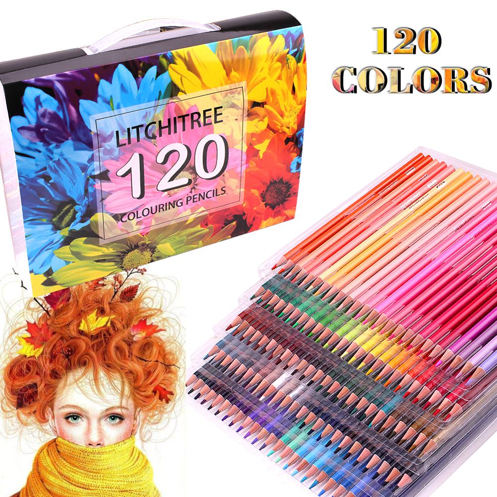120 lápices de colores-120 lápices de colores únicos y crayones preafilados para libro de colorear, Ideal para artistas