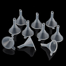 Plastic Mini Funnels 10Pcs Small Plastic For Perfume Diffuser Bottle Mini Liquid Oil Funnels For Narrow Fine Bottleneck Bottles