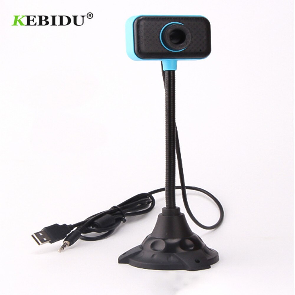 KEBIDU USB 2.0 50.0M PC Camera Computer Cameras 6 LED HD Webcam Web Cam with MIC for PC Laptop Camera