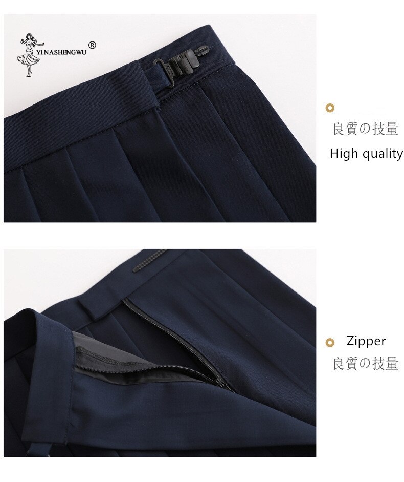 Uniforme japonés Kansai para mujer, traje de marinero, uniforme escolar, Cosplay para estudiantes JK Academy, Falda plisada de marinero