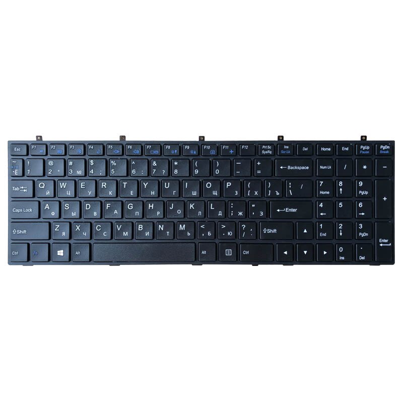 Russische Laptop Keyboard Voor Dns Clevo W355 W355SSQ W355SDQ W355STQ W670SCQ W670SJQ W670SRQ W670SHQ W670SFQ W670SZQ Sager NP6679