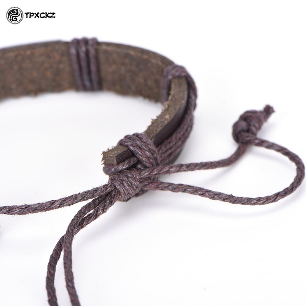 Mannen/Vrouwen Christian Lichtmetalen Wrap Lederen Manchet Bangle Armband Van &quot;I Love Jesus&quot;