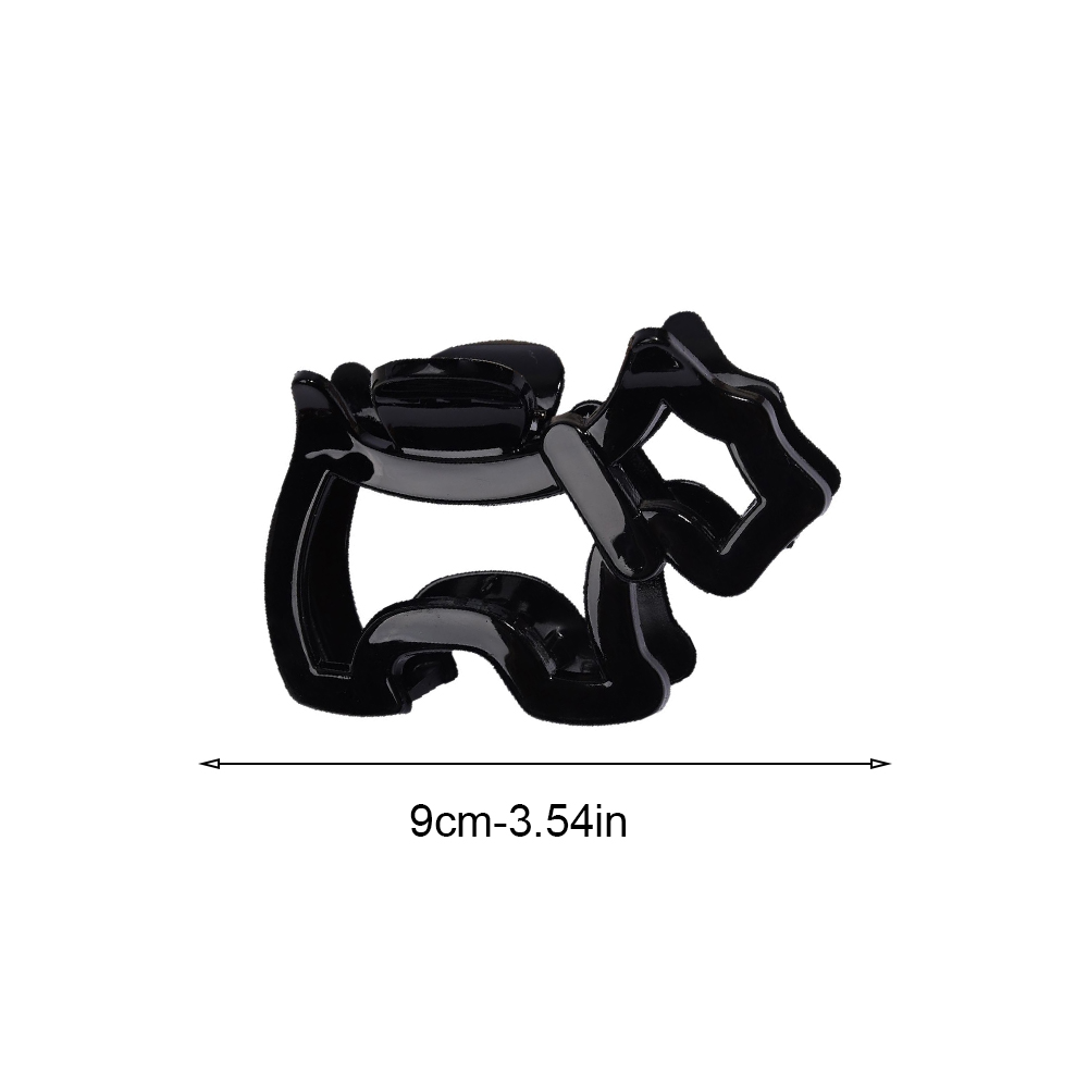 Clip para perro pequeño ahuecado, Simple y versátil, a la , para mujer, coleta alta, pinza para el pelo en la parte posterior de la cabeza, 1 ud.