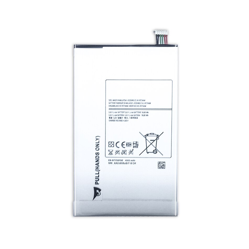 4900Mah Voor Samsung Tablet Batterij Voor Samsung Galaxy Tab 8.4 S T700 T705 SM-T700 T701 SM-T705 EB-BT705FBE EB-BT705FBC