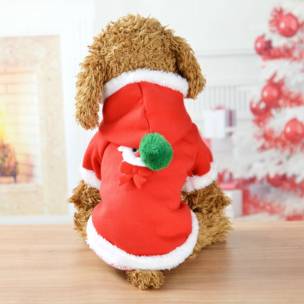 XS/S/M/L Hond Kleren Kerst Elanden Ontspanning Jas Hond Kostuum Pet Supplies Zachte Winter dikker Warme Doek Voor Hond