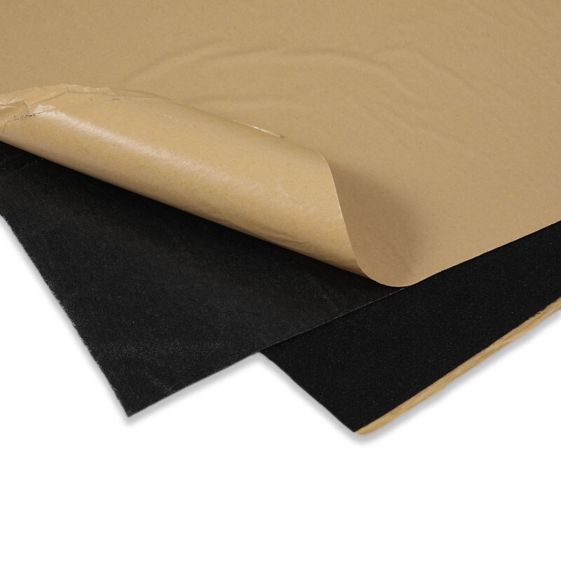 1 x 0.5 meter højttaler selvklæbende filt stof subwoofer strip patch lydabsorption anti-seismisk dekorativ ktv stage 2.5mm thk.