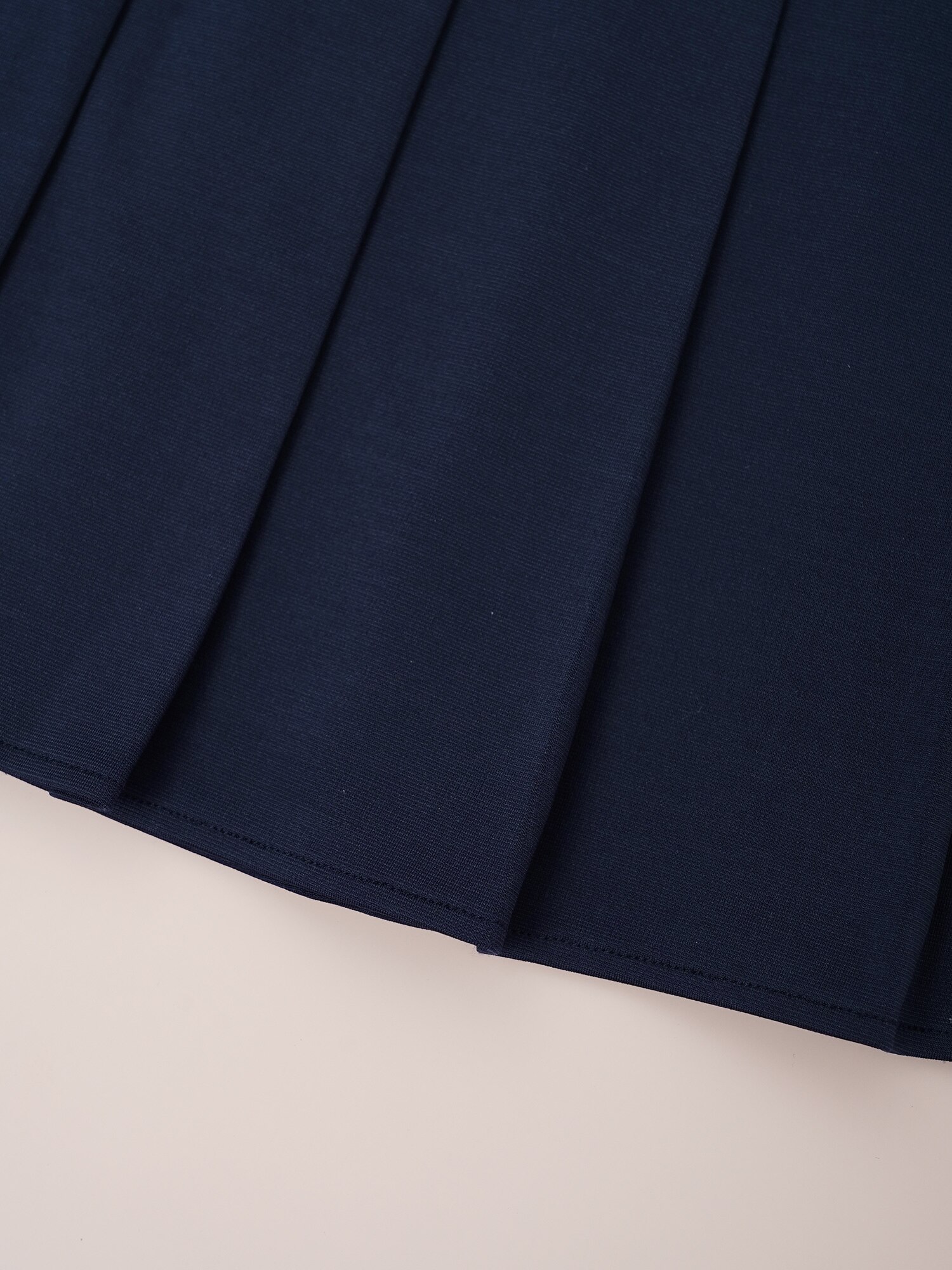 Crianças meninas moda cor sólida saia plissada cintura elástica acima do joelho mini saia para a escola uniforme uso diário crianças roupas