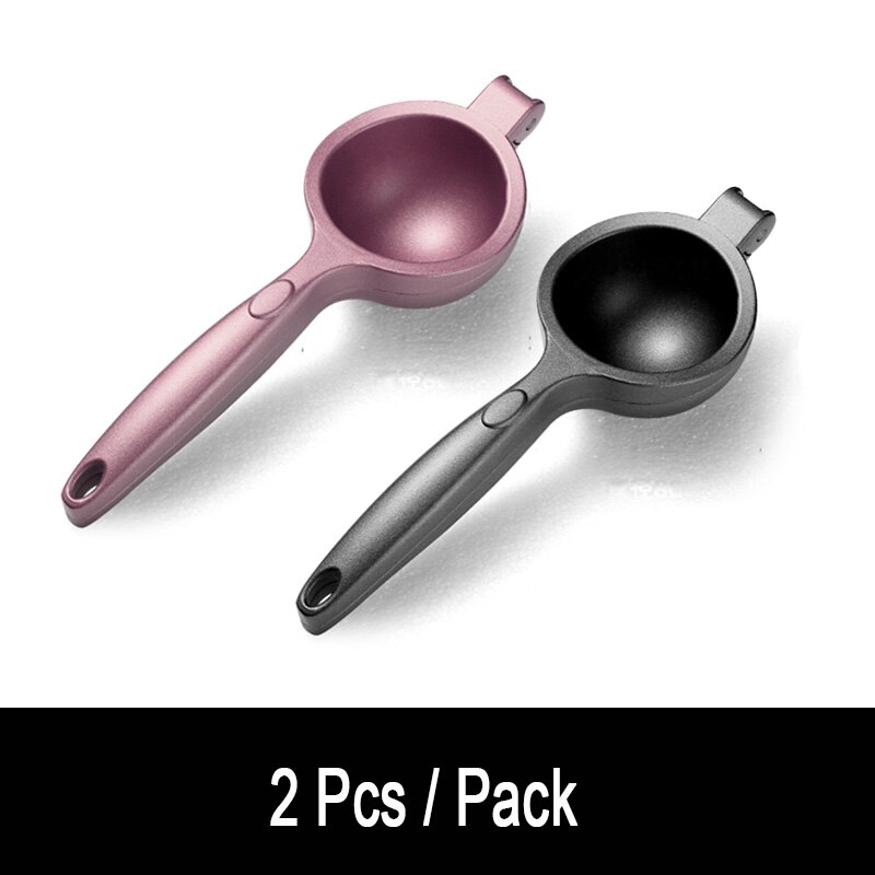Handmatige Citruspers Hand Citruspers Citroen Fruit Juicer Citrus Persmachine Roestvrijstalen Keuken Accessoires Voor Thuis: Pink Black 2 pcs