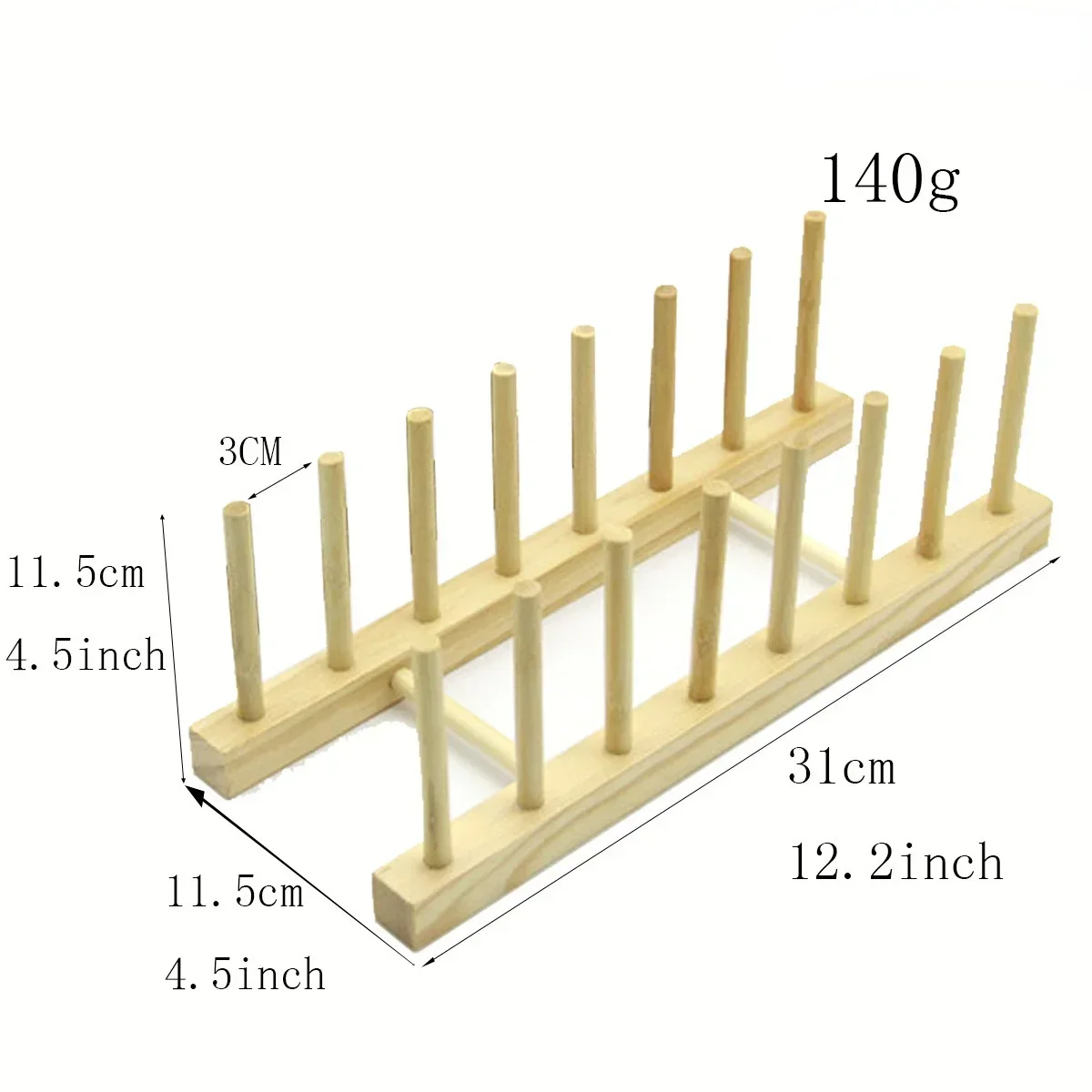 Wooden Kitchen Dish Drain Rack Dinnerware Storage Organizer Tray Plate Cup Drying Shelf Drainer Holders Table Book Display Stand