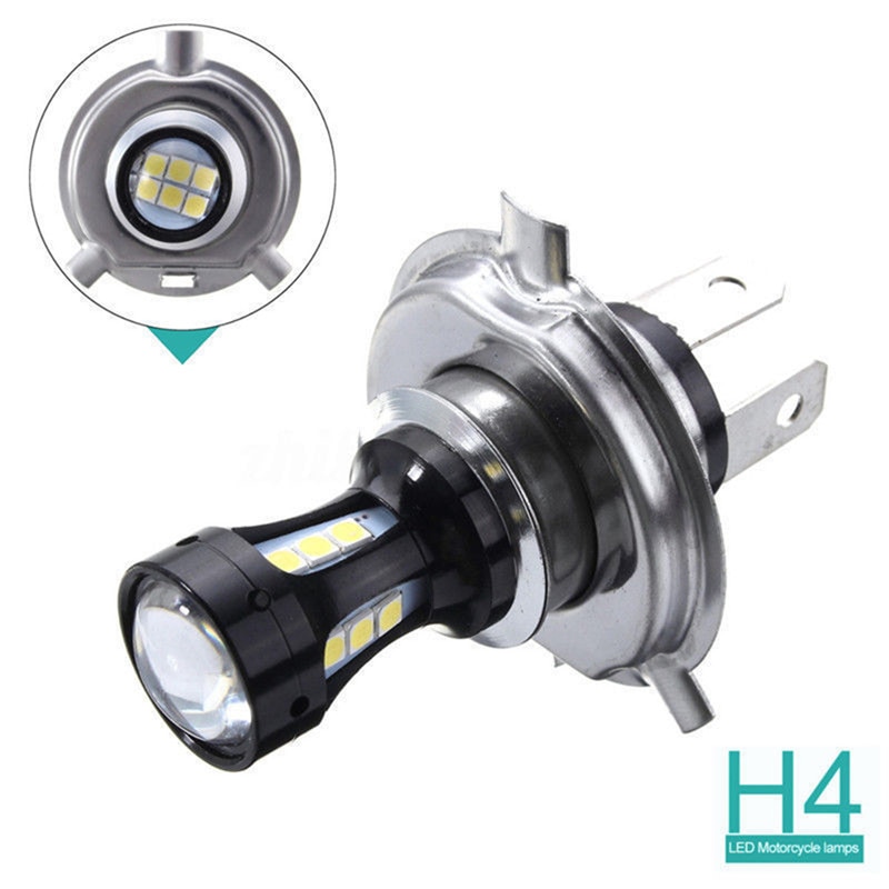1 st H4 18 w 6500 k LED Licht Super Heldere Wit Hoofd Auto Licht Lamp 67.4x47.3mm