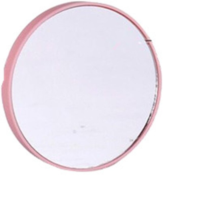 Espejos de maquillaje profesionales con luz LED rosa, luz LED ajustable, espejos de pantalla táctil 16/22, belleza, espejos, cepillo de pestañas: 10X Mirror