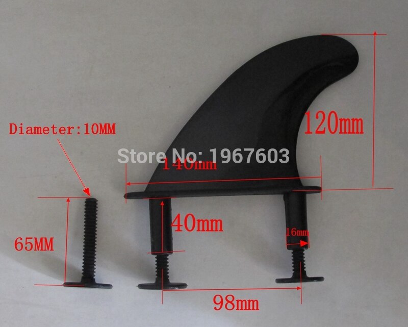 5" Soft Surf Fins Rear Surfboard Fins All-round Black Surfing fin Tri Thruster Set Quad Set