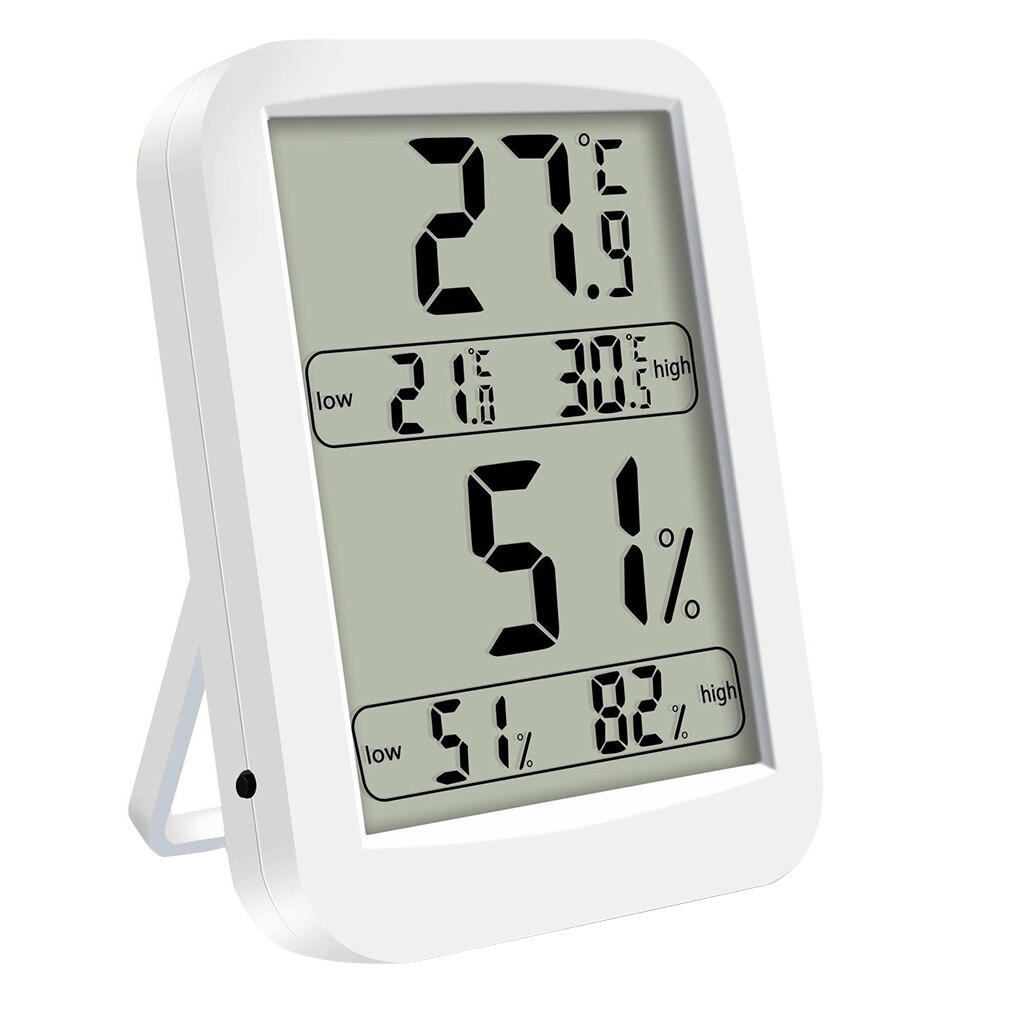 4.4 Inch Large Screen Display Room Temperature Humidity Meter Gauge Digital Thermometer Hygrometer