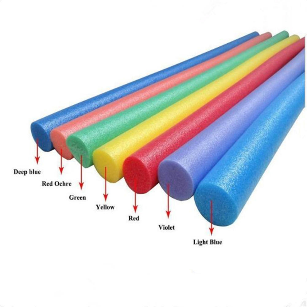25cm Swimming Noodle Eva Foam Solid Color Swimming Entertainment Accessories Pearl Foam Stick Aid Foam Noodles Water Float: Yellow