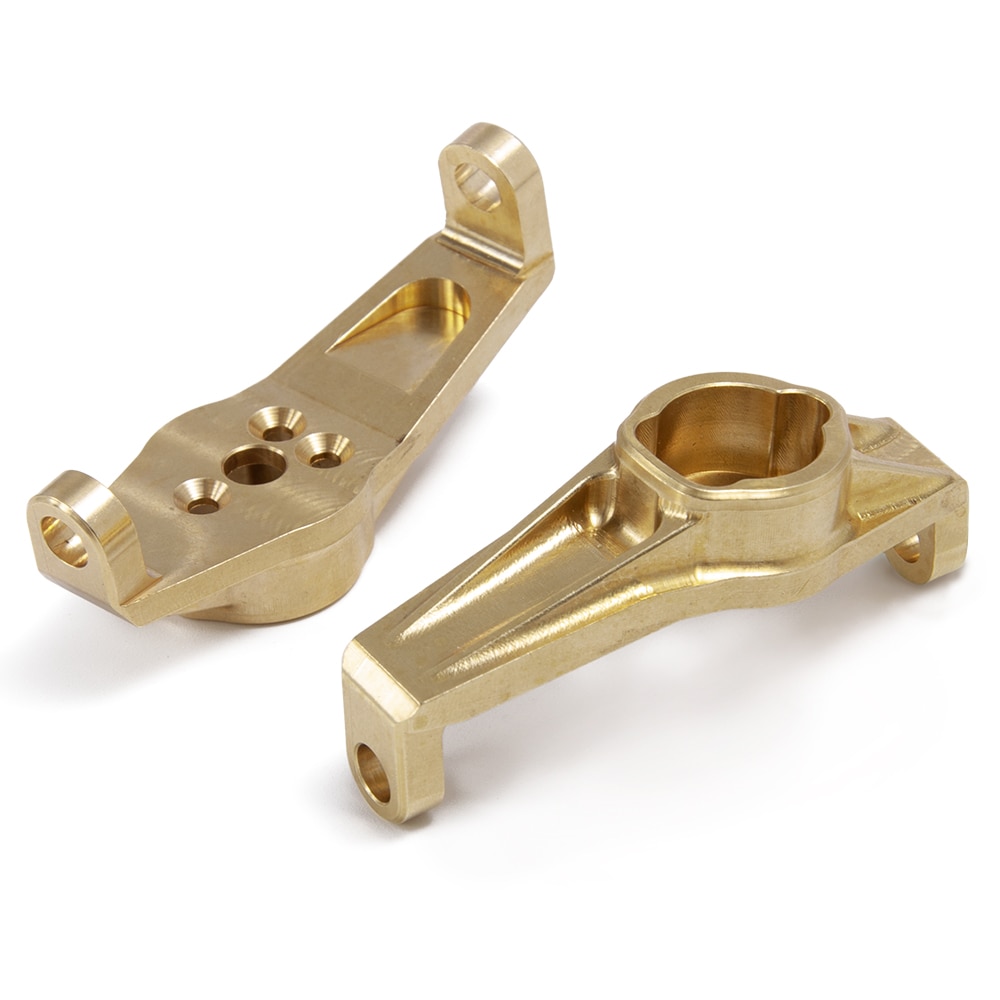 YEAHRUN Brass Front Hub Carrier - 69g Counterweight for Traxxas TRX4 1/10 RC Crawler - Upgrade Parts