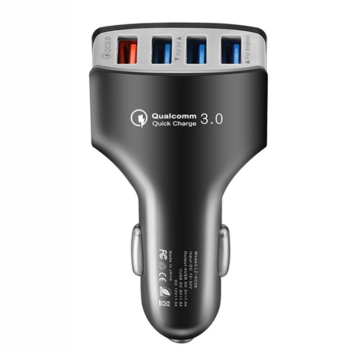 4U 2.1A Auto Ladegerät Für praktisch Tabletten Auto-Ladegerät QC 3,0 USB GPS feuerfeste Schnelle Ladegerät Auto Telefon ladegerät Adapter für Auto