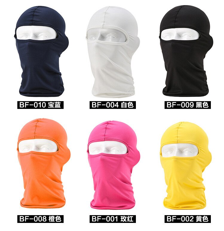 Zomer Motorfiets Gezichtsmasker Bivakmuts Gezicht Shield Biker Gezichtsmasker Motorfiets Winddicht Lycra Motorfiets Masker Mascara Moto