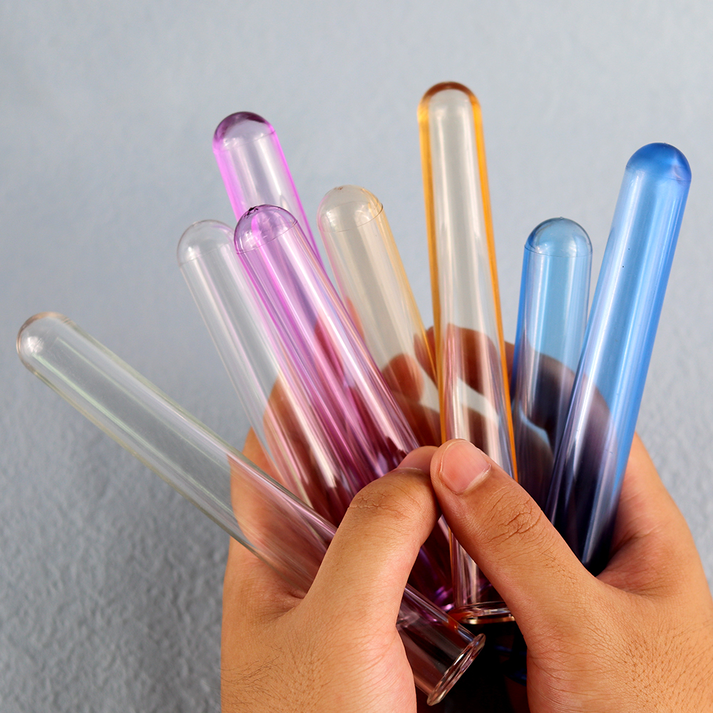 5 stücke Blumen Reagenzglas Vase Acryl Glas DIY Wohnkultur Gips Harz Klar Anzeige-ständer Anlage Inkubator Für Hydrokultur herstellung