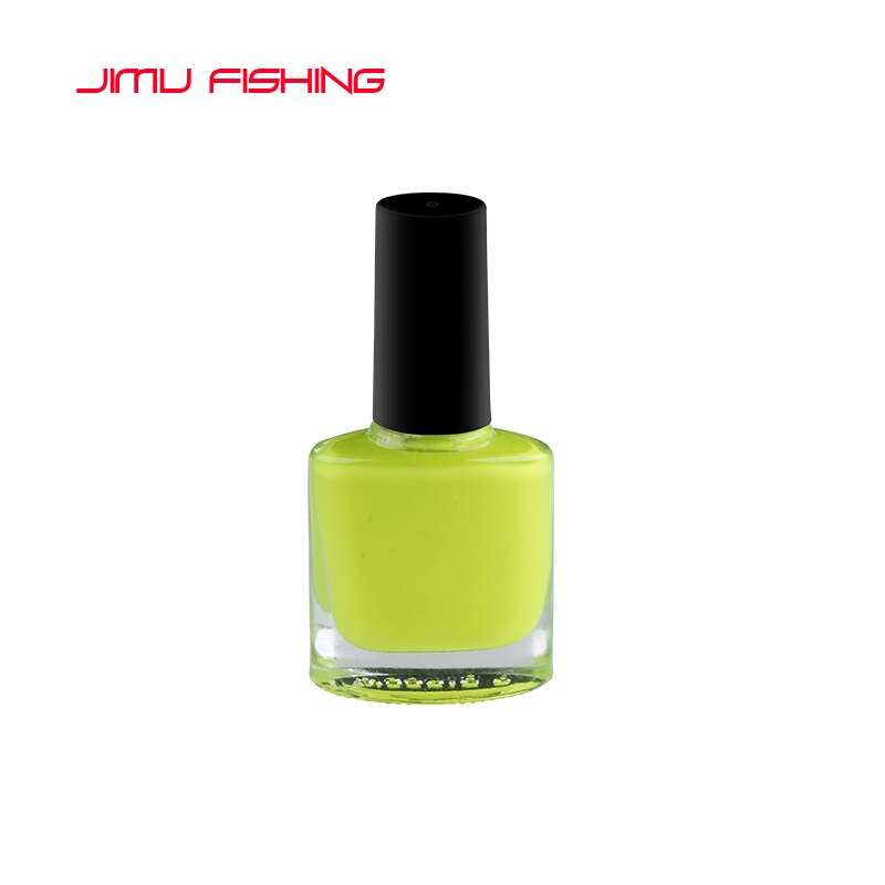 Flotteurs de pêche, peinture fluorescente, flotteurs à faire soi-même, bouée, peinture de queue, indicateur, peinture visible, couleur de queue, accessoires de réparation: Jaune