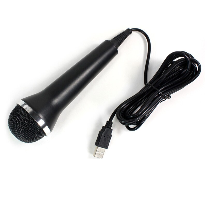 Spelmikrofon trådbunden universell karaokemikrofon för  ps4 ps3 xbox one 360 pc spel usb mikrofon videospel usb mikrofon handhållen: Default Title