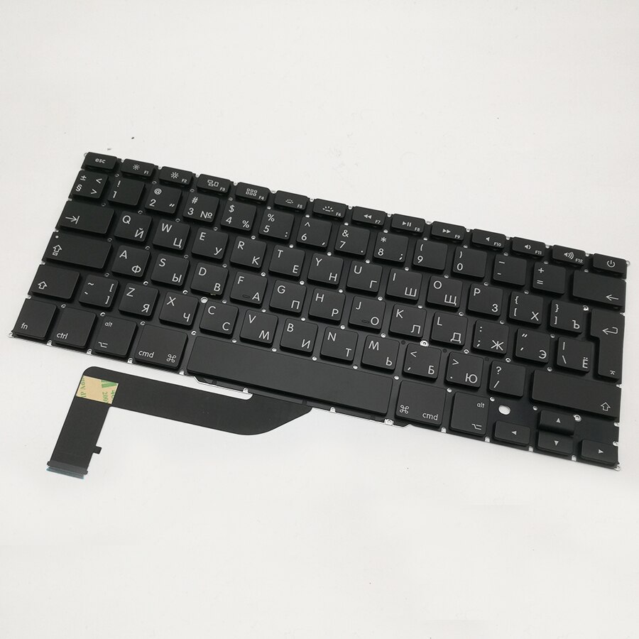 Replacement Russian Keyboard For Macbook Pro Retina 15" A1398 Big Enter