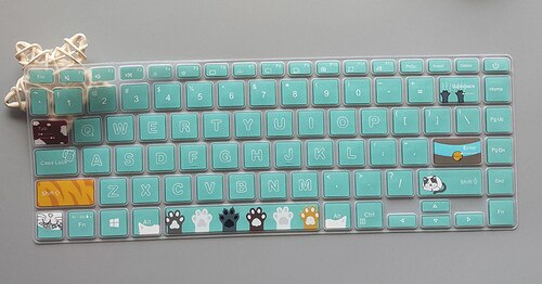 Pokrywa klawiatury do laptopa 14-calowy ASUS A Bean Adolbook 14s klawiatura membrana A Bean 14 Laptop folia ochronna silikonowy rękaw: type10