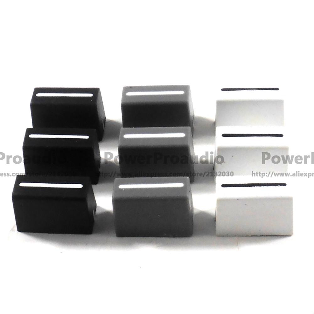 9 Stks/partij Kanaal Crossfader Fader Cap Knop Fit Voor Rane 57 TTM57 TTM57sl TTM57mk2 Zwart Grijs Wit