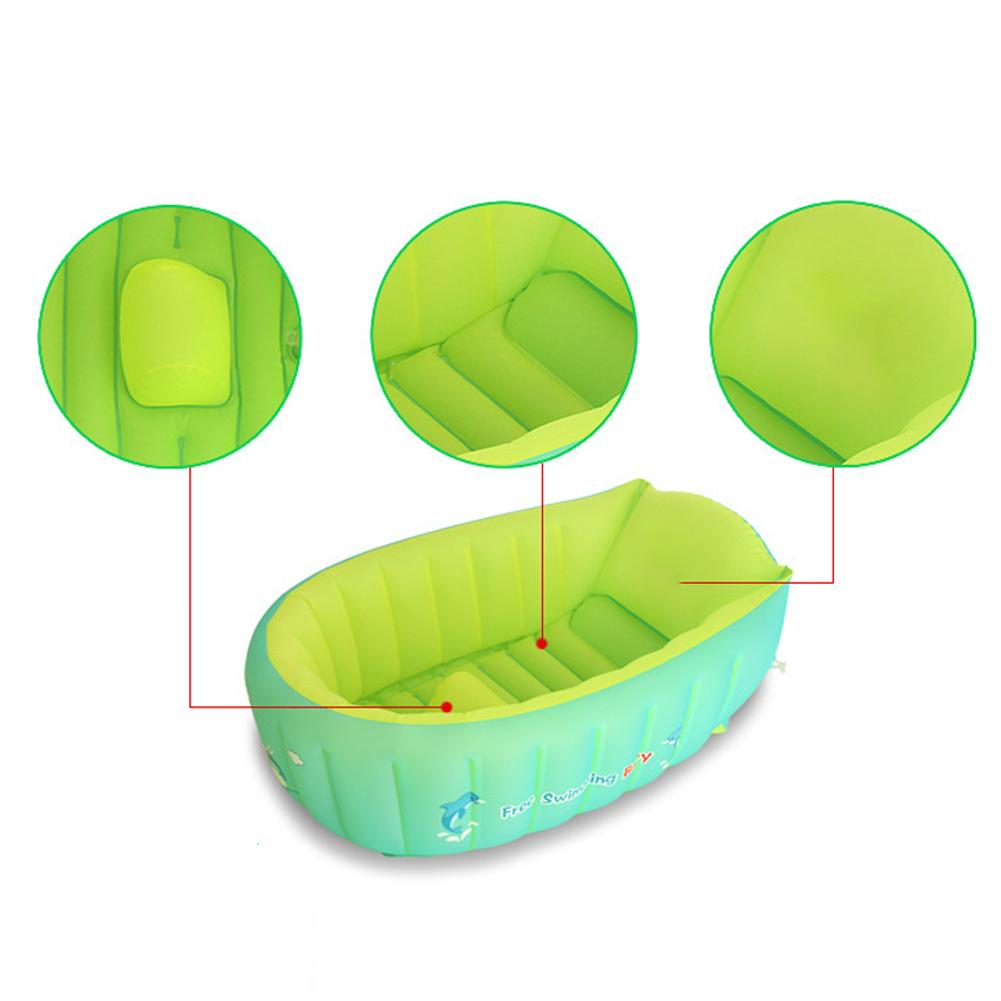 Baby Opblaasbare Bad Draagbare Baby Peuter Baden Bad Antislip Reizen Bad Kids Douche Wastafel Voor Peuters