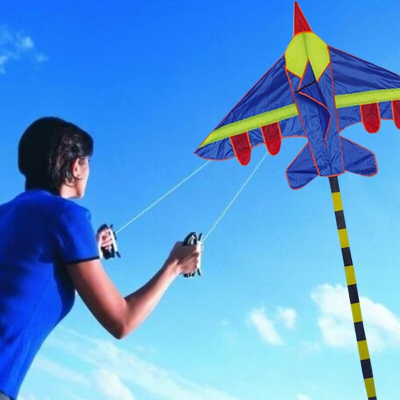 Vliegtuig Vorm Vliegers Outdoor Vliegers Vliegen Speelgoed Kite Voor Kinderen Kids