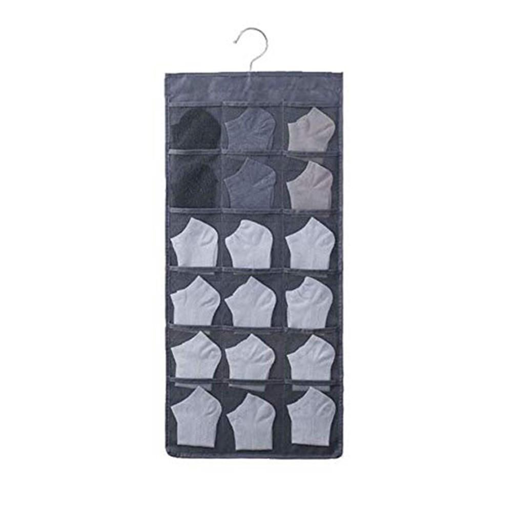 Sacs de rangement en tissu Oxford, 30 poches, pour soutien-gorge, chaussettes, sous-vêtements, penderie murale, pochette suspendue, haute perméabilité aux gaz, maille Durable