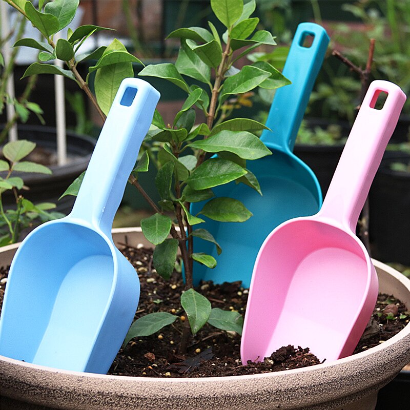 Plastic Garden Shovel Garden Tools Plant Hand Shovel Bonsai Soils Succulent Soil Shovel Spoon Flower Gardening Shovel Soil Cup