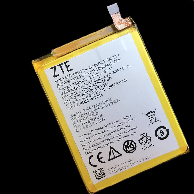 Neue Original 2800mAh Li3928T44P8h475371 Batterie Für ZTE Klinge V8 Mini V8mini BV0850 V0850 Batterien