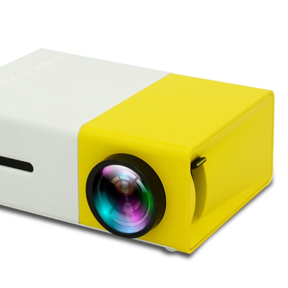 Miniproyector portátil para cine en casa, LED, HD, 3D, 1080P, AV, USB, HDMI, 1 set