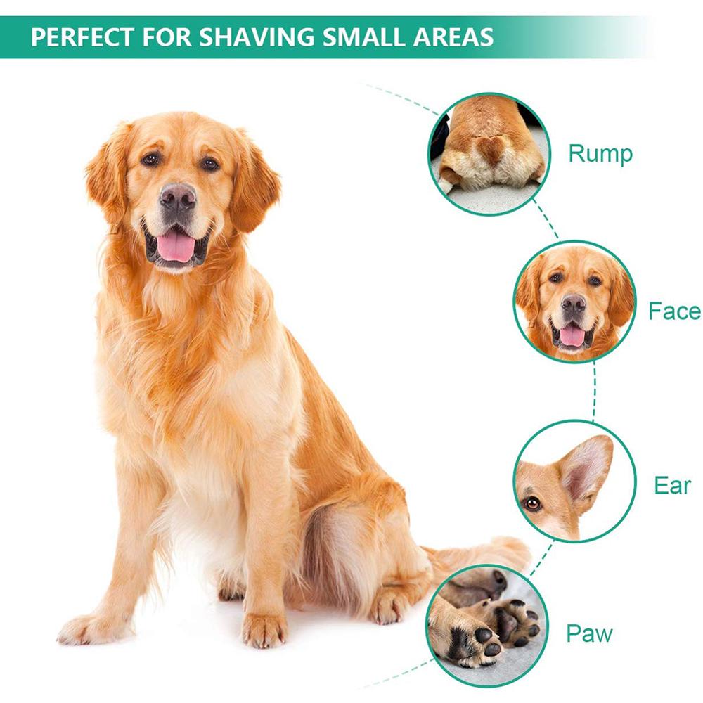 KEMEI KM-5002 Hair Clippers for Pets Dog Hair Shaver Grooming Kit AA Battery Shaver with Guide Comb
