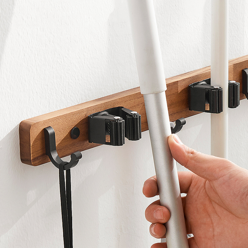 Besen haken Aufbewahrung shaken Küche Bad Organisation Zubehör für Küchen garten Waschholz Wand halterung Mop Organizer Halter