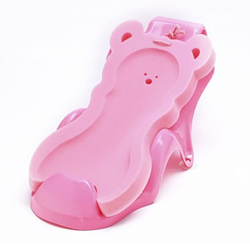 Soporte antideslizante para bañera de bebé, cama para el baño, cojín de esponja para ducha infantil, alfombrilla de baño de dibujos animados, esponja para ducha de bebé recién nacido