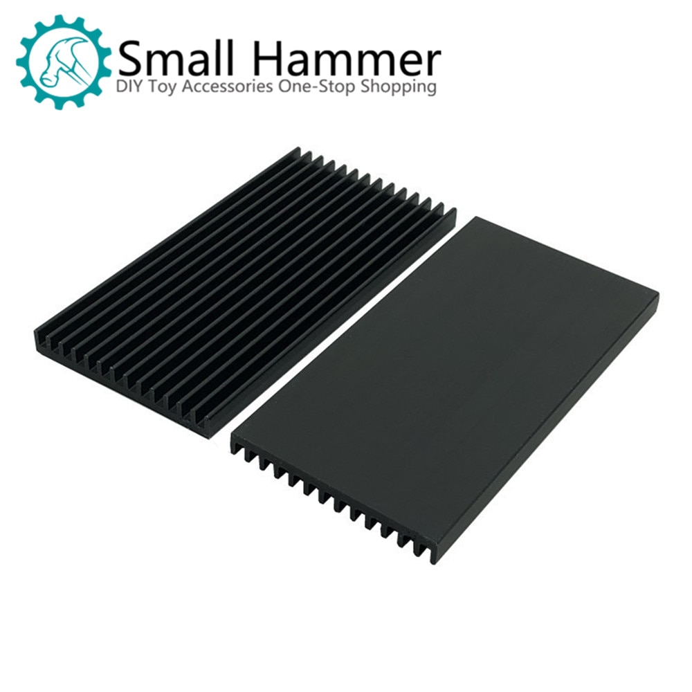 80*40*5MM heat sink aluminum profile radiator electronic heat sink black thin section