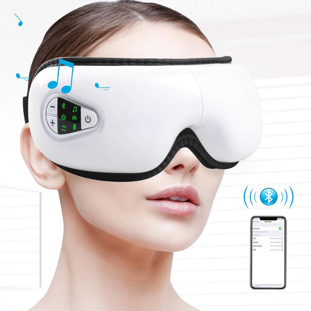 Elektrische Bluetooth Eye Care Massager Oplaadbare 180 ° Opvouwbaar Voor Donkere Kringen