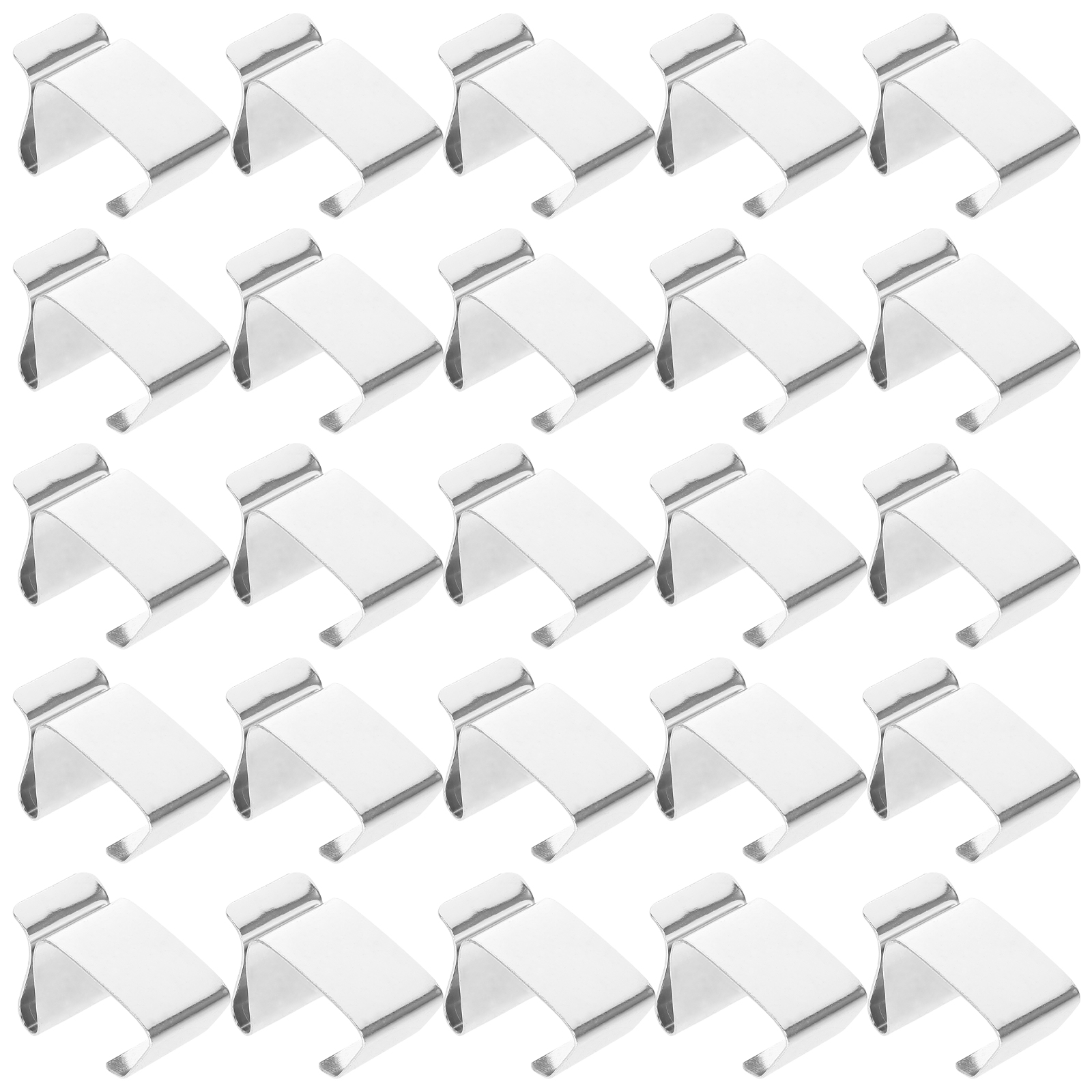 50 Pcs Outdoor Light Cord Clip Clips Christmas Gutter Decorative Lights Hangers for outside Metal Hanging Gutters