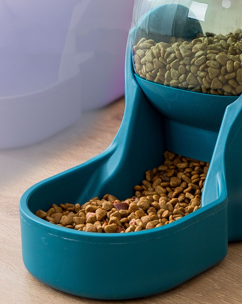 Bebedero para perros y gatos de 3,5 l, botella de agua potable, cuencos para gatitos, contenedor de alimentación lenta, suministros para mascotas